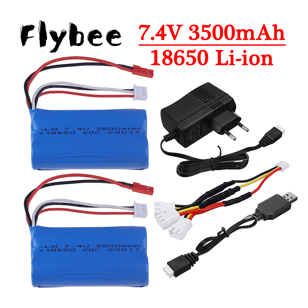Rc Hobby Usa - Upgraded 3000mAh to 3500mAh 7.4V 18650