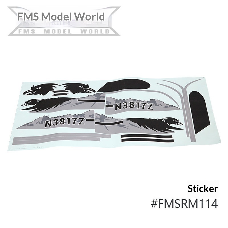 FMS RC Plane Decals For 1700mm - Rc Hobby Usa review and price