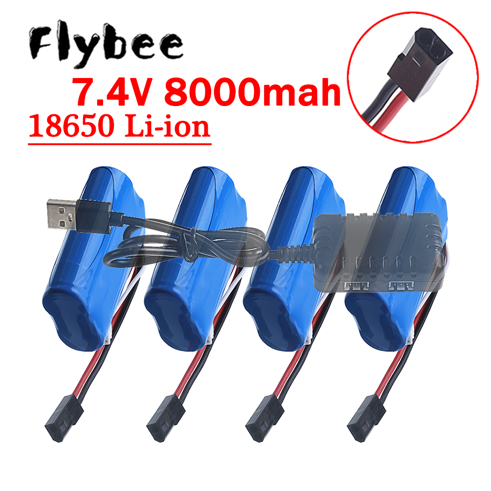(5500 Plug) 18650 7.4V 8000Mah - Rc Hobby Usa review and price